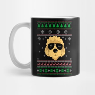 Doodle Ugly Christmas Sweater Funny Dog Lover Owner Gifts Mug